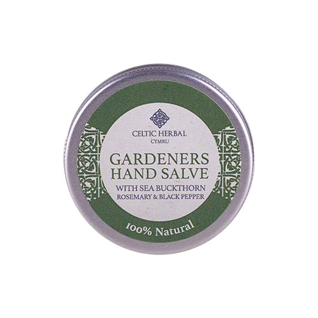 Celtic Herbal - Gardeners Hand Salve with Sea Buckthorn, Rosemary & Black Pepper 25g