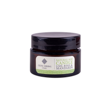 Load image into Gallery viewer, Celtic Herbal - Natural Mandarin, Lime &amp; Basil Travel Soy Candle 20g
