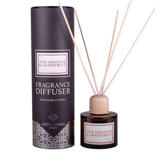 Celtic Herbal - Rose Geranium & Grapefruit Reed Diffuser 100ml