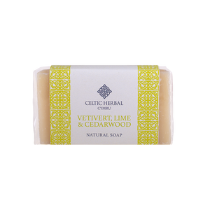 Celtic Herbal - Vetivert, Lime & Cedarwood Soap 100g