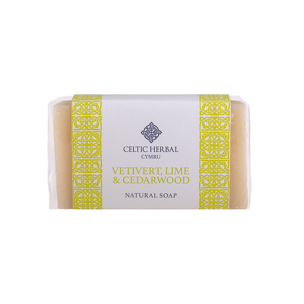 Celtic Herbal - Vetivert, Lime & Cedarwood Soap 100g