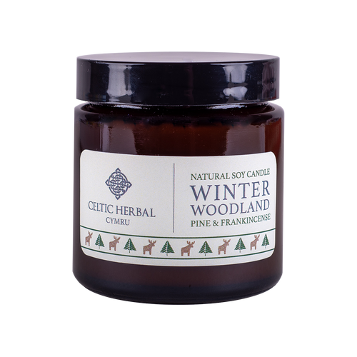 Celtic Herbal - Winter Woodland Candle with Pine & Frankincense 100g