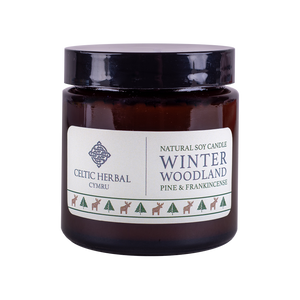 Celtic Herbal - Winter Woodland Candle with Pine & Frankincense 100g